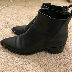 Marc Fisher LTD Yale Chelsea Boot Black Leather